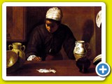 4.3.1-04 Velázquez-La mulata+La cena de Emaús (1618-22) Art Institut, Chicago